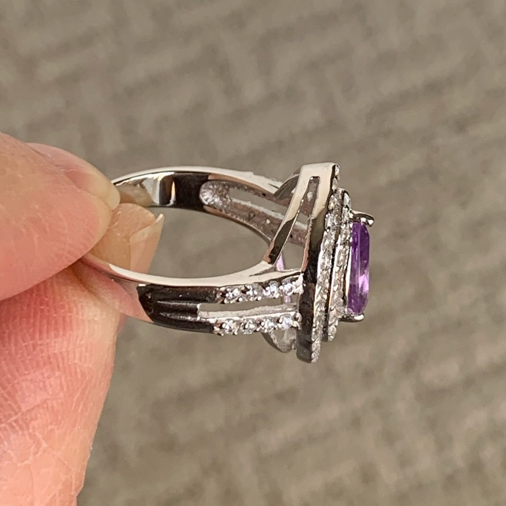 Natural Amethyst ring - Picture 5 of 5